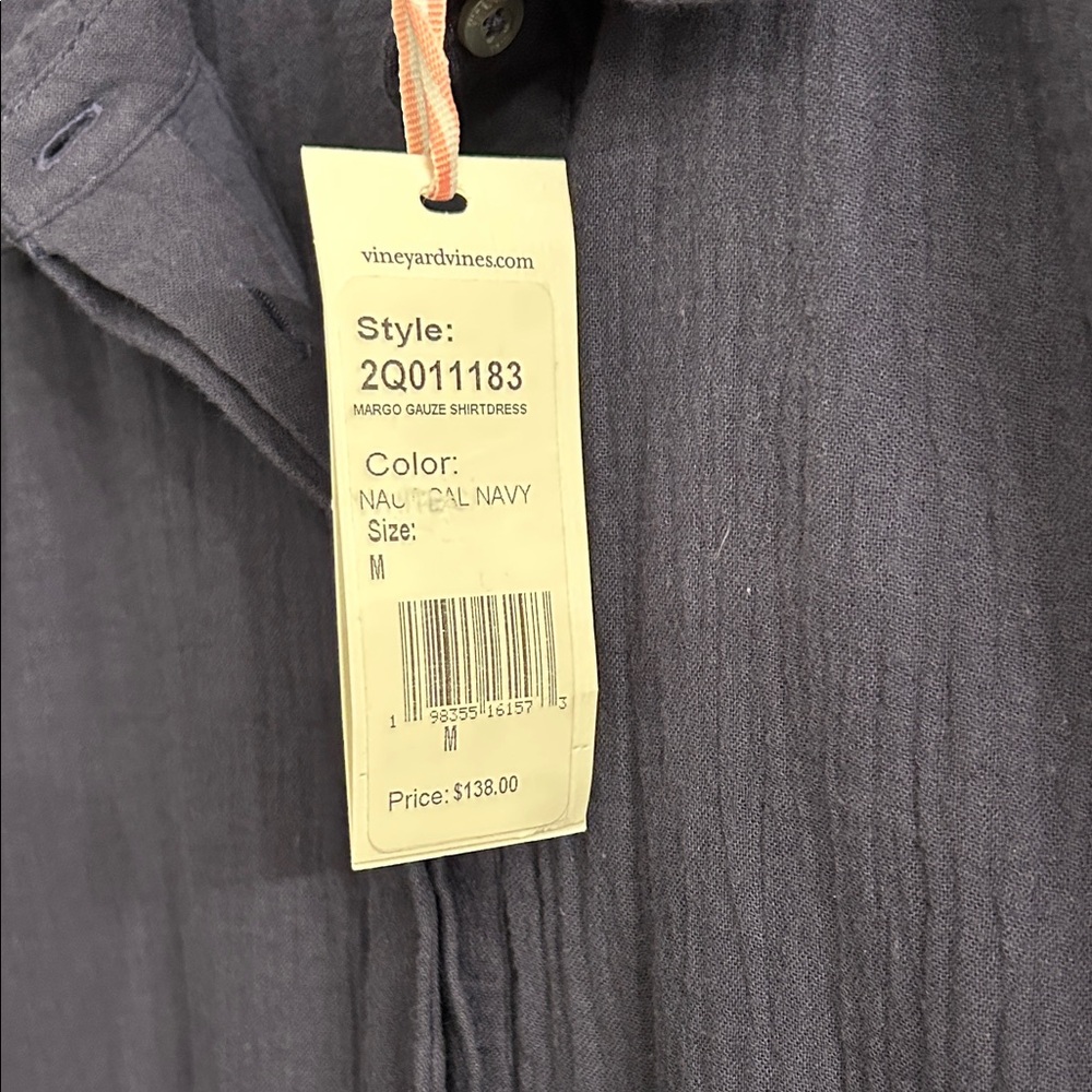 Vineyard Vines Margo Gauze Shirt Dress - Picture 3 of 5